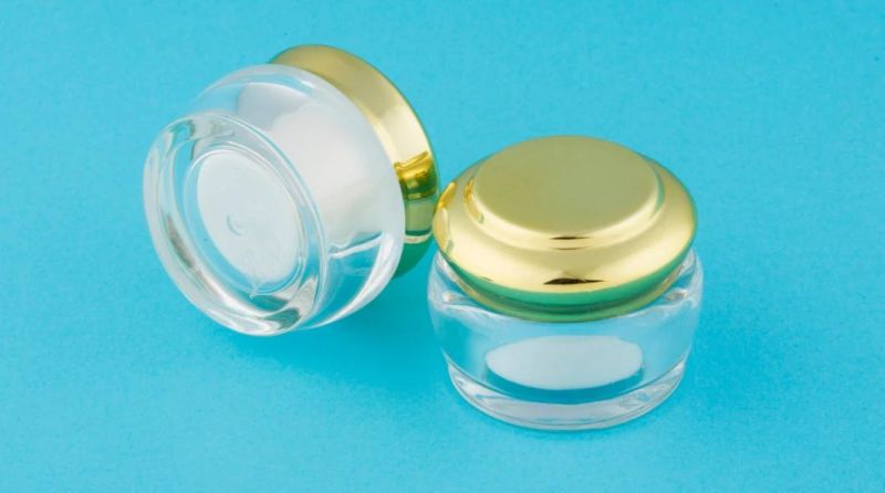 15g Empty Cosmetic Cream Plastic Jar with Metalized Lid