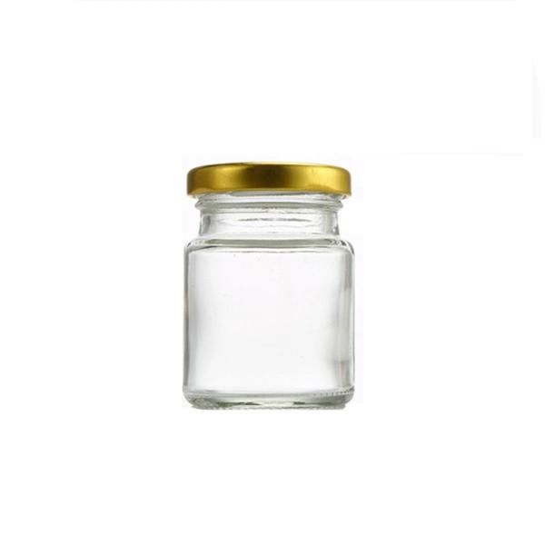 75ml Small Round Empty Storage Jar Jam Honey Food Glass Container