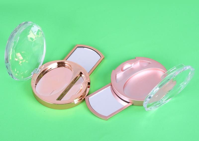 2021 Fashion New Golden Eye Shadow Case Empty Cosmetic Container for Makeup Case