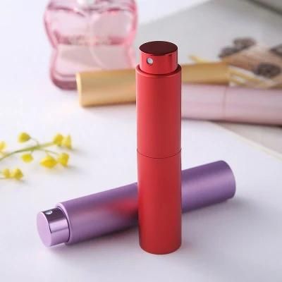 5ml 10ml Colored Aluminum Pump Lady Mini Portable Atomizer Bottle Travel Refillable Perfume Spray Bottle