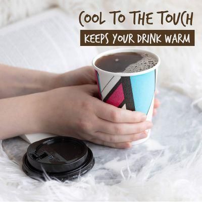 Disposable Hot Paper Cup Coffee Cup Mug with Lids