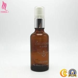 Amber Glass Bottle with Spray Mist Top