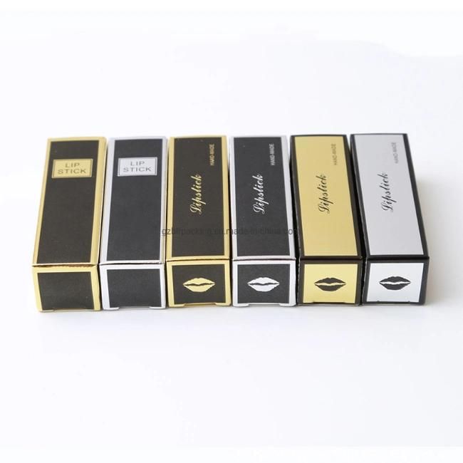 Wholesale Gold Paper Luxury Cosmetic, Lipstick Box Custom Nail Polish Box