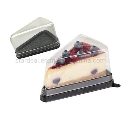 Wholesale Clear Disposable Transparent Plastic Triangle Cake Box