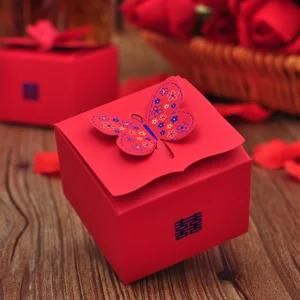 Red Printing Paper Candy Box Package