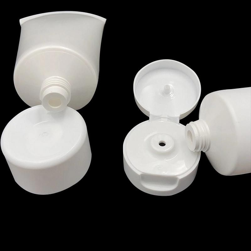 Hot Sale White Empty Plastic Tube Plastic Squeeze Tube Plastic Tubes with Bamboo Lid