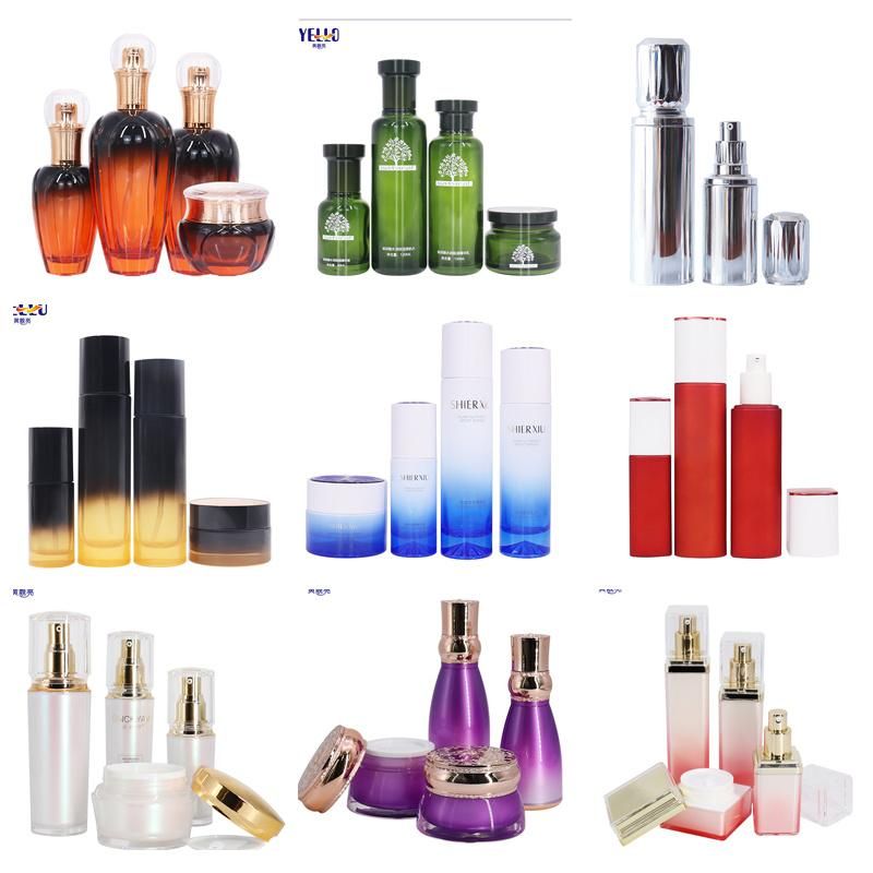 Unique Design Wholesale Skincare Packaging Triangle 30ml 100ml 120ml Glass Cream Bottle