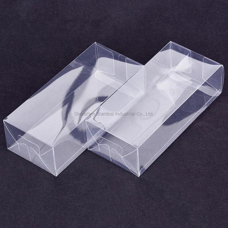 Wholesale Hard Clear Recyclable Folding Plastic PVC Packaging Boxes