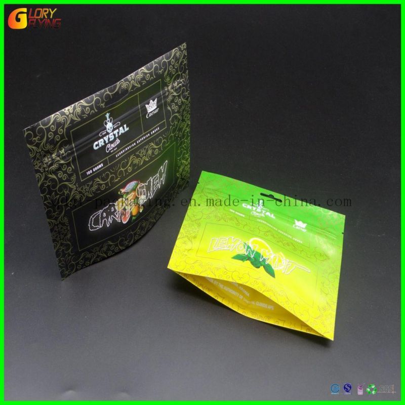 Tobacco Packaging Plastic Bag Cigarette Zipper Pouch