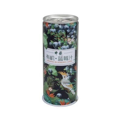 The Round Tinplate Material Beverage Tin Can for Soft Drink 250ml with Manufacturing Plants Prices