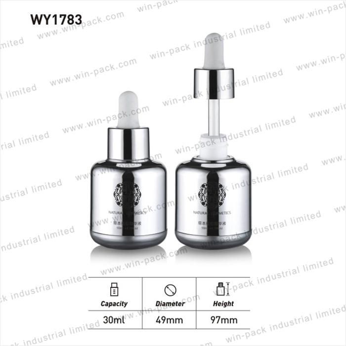 Cosmetic Serum Dropper Plastic 30ml Bottle for Skin Care Packing