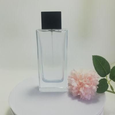 High Quality 50ml, 100ml Perfume Clear Glass Spray Bottle Cosmetic Packaging with Coating