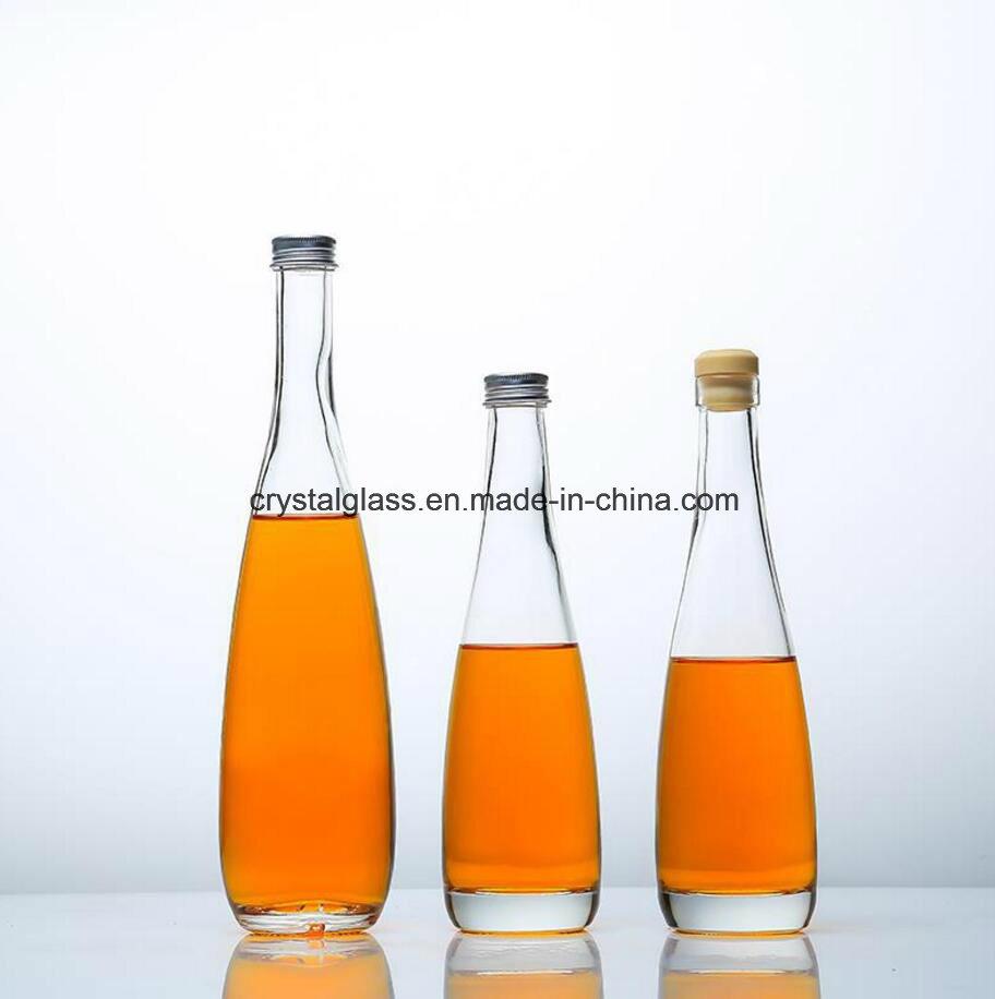 330ml Thick Bottom Mineral Water Glass Soft Cola Drinks Bottle with Screw Lids