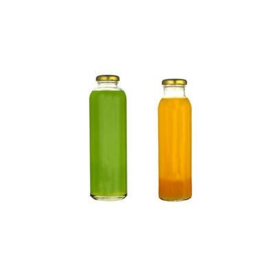 Daily Glass Milk Bottle Juice Bottle Beverage Bottles 250ml/350ml/500ml 16oz with Cork