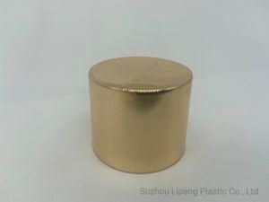 Matt Golden Screw Lids for PE Tube Cosmetic Cleanser Packaging