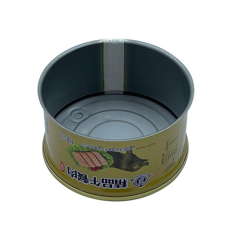 854# Round Empty Customized Printed Luncheon Meat Can