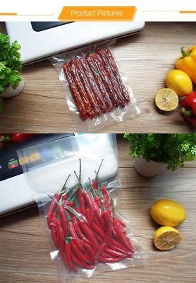 Heat-Seal Roll Vacuum Sealer Food Storage Bags Textured Transparent Vacuum Bag for Corn