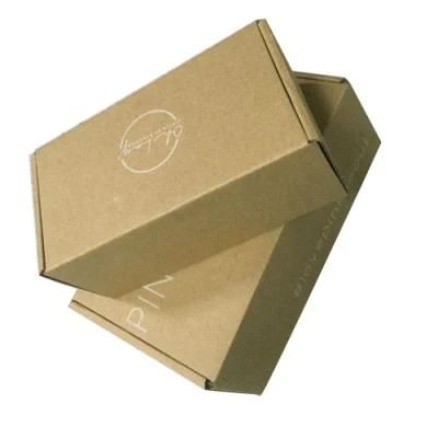 Corrugated Recycle Hard Cardboard Paper Packaging Boxes with Simple Logo