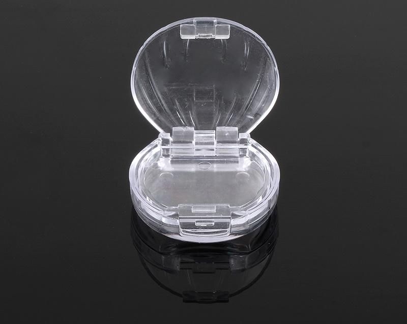 Hot Selling Transparent Round Eye Shadow Case Compact Powder Case for Makeup Packaging