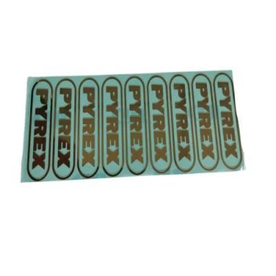 Package Electronic Sticker Printing Custom Metal Pet Silver Stickers Printed Aluminium Labels
