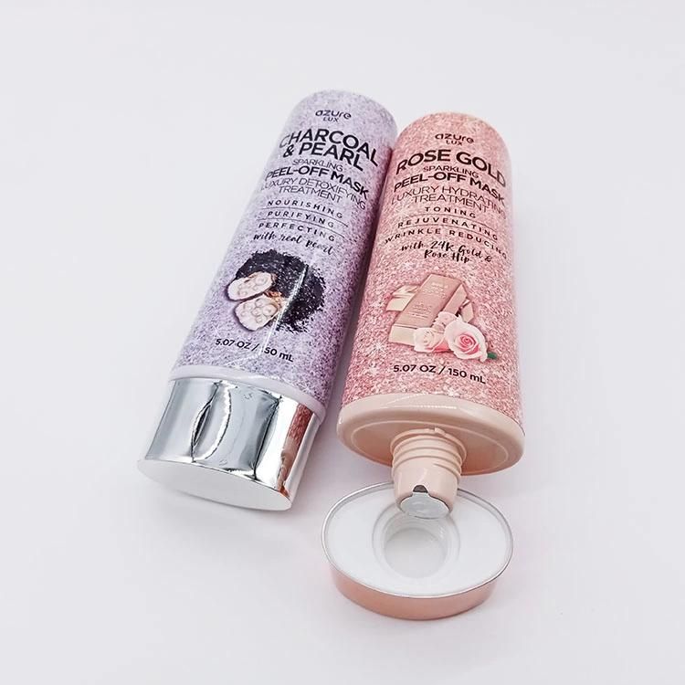 Plastic Cosmetic Tube Packaging for Facial Cleanser Screw Cover