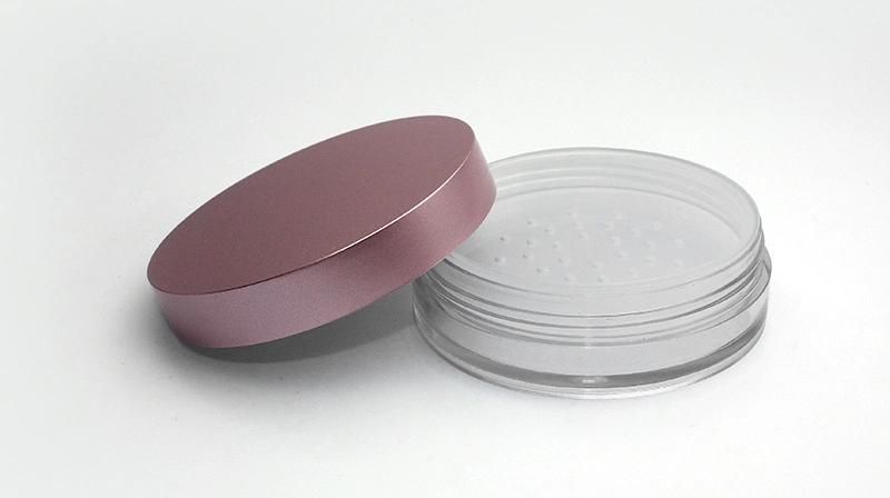 15g Factory Supply Elegant Clear Base Larger Size Black Round Loose Powder Eyeshadow Case