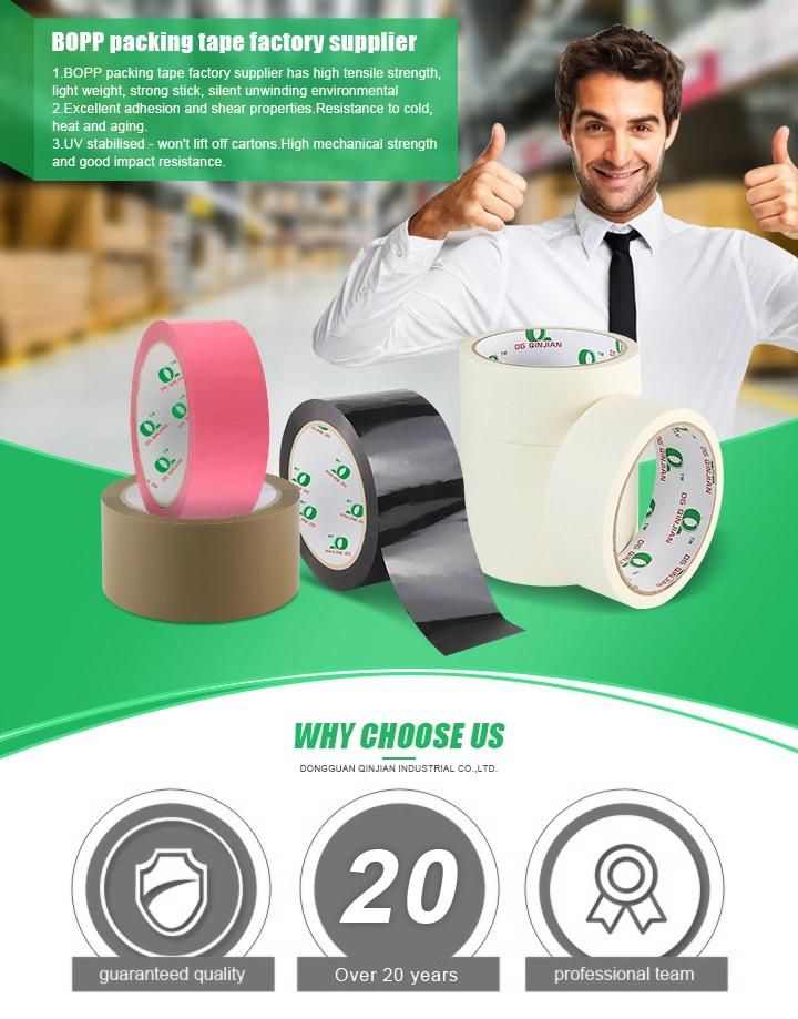3 Inch Hot Sale Customized Logo Design Printed OPP Packing Tape for Bag Sealing with SGS Certificate