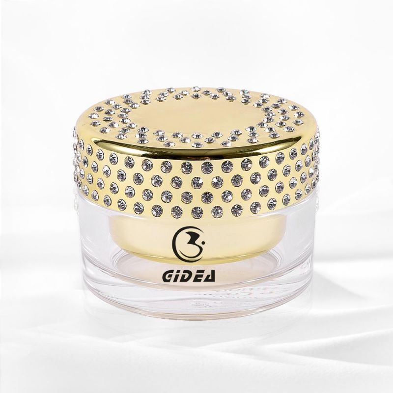 100g Shiny Gold Luxury Diamond Cream Jar