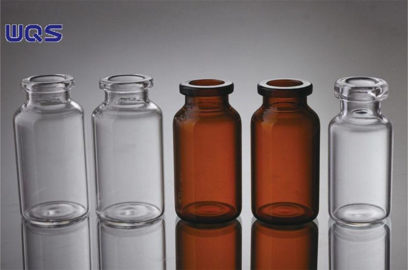 Neutral Borosilicate Glass Tubular Vaccine Packaging Vial Clear Brown