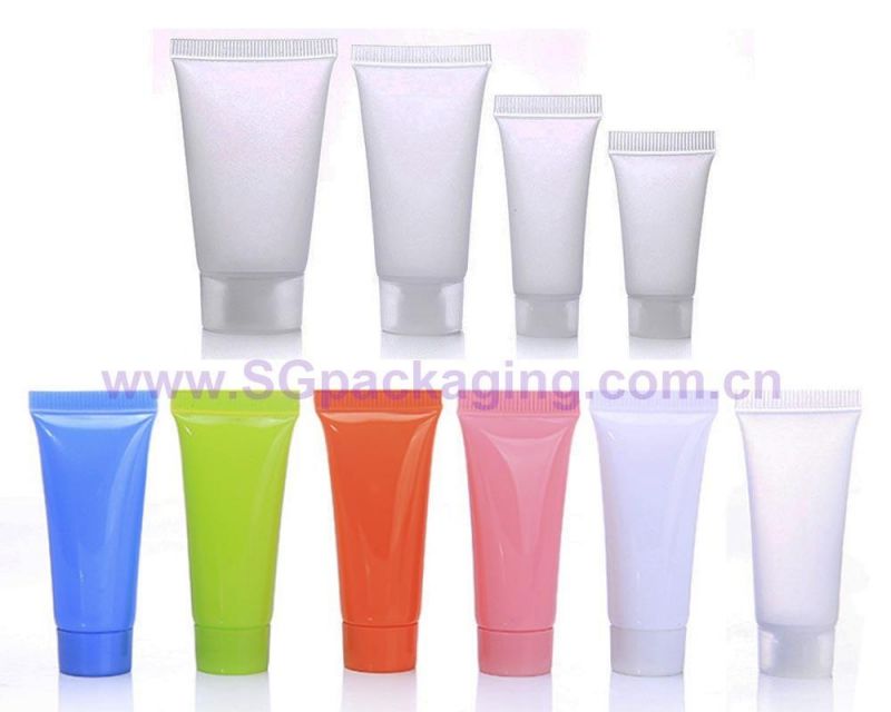 100ml Soft Squeeze Black Plastic Cosmetic Tube with Black Flip Cap