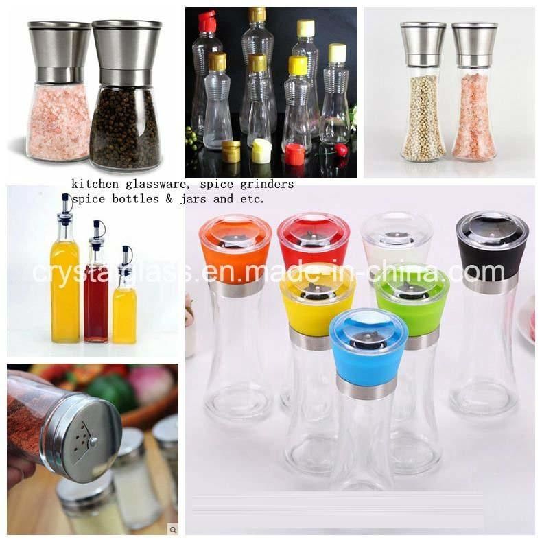 Customize Printing Glass Milk Bottle with Tinplate Lid Cap