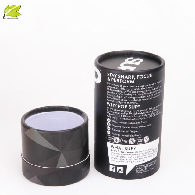 Four Colors Recycled Round Container Paper Tube for Capsule