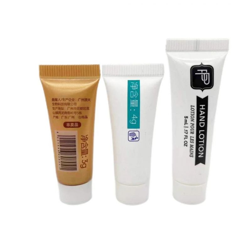 Eco Friendly Recycled Lip Gloss Hand Cream Facial Cleanser Cream Lotion Soft Squeeze Biodegradable Plastic Cosmetic Tube