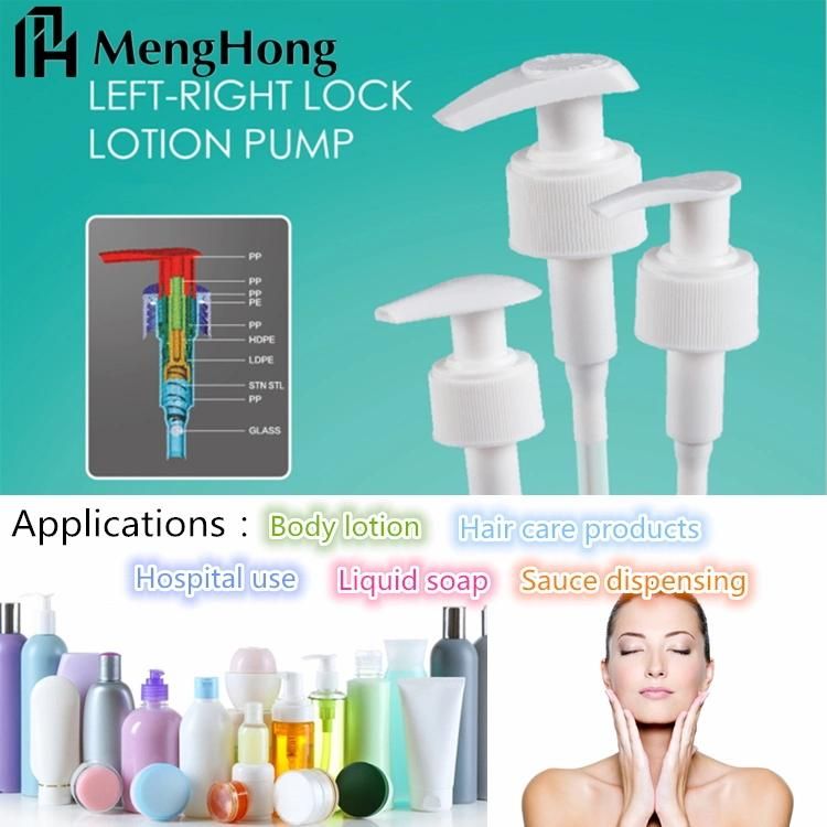 New Color Left-Right Lock Lotion Pump with UV