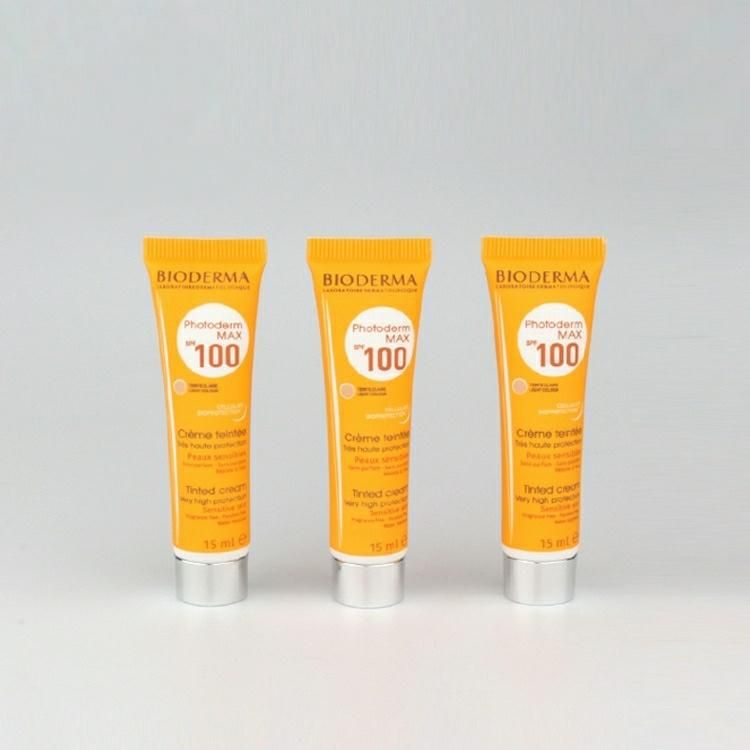 Sunscreen UV Protect Cosmeceutical Long Nozzle Empty Squeeze Cosmetic Packaging Cosmetics Plastic 3oz 4oz 5oz Gradient Tube