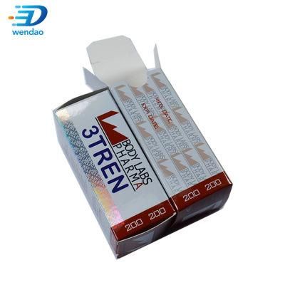 Paper Boxes Pill Biodegradable Custom Logo Printed White Cardboard Paper Boxes for Medicine Pill