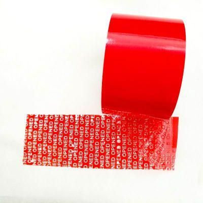 Tamper Evident Security Void Tape Packing Tape Carton Tape