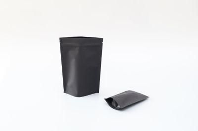 Black 4mil Reclosable Mylar Foil Ziplock Bags Stand up Food Pouches Bags Bulk Food Storage Mylar Bags