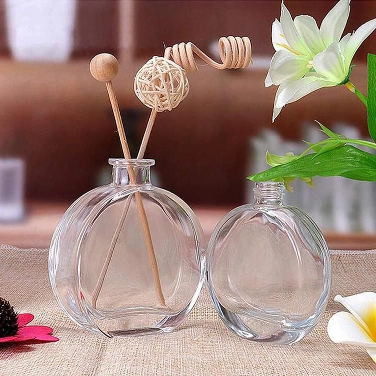 Customized 100ml Color Plating Empty Reed Glass Diffuser Perfume Bottle