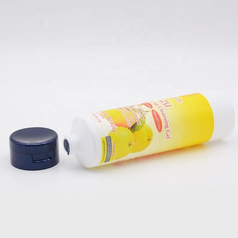 Make up Cleanser Tube Matte Offset Printing Flip Top Cap