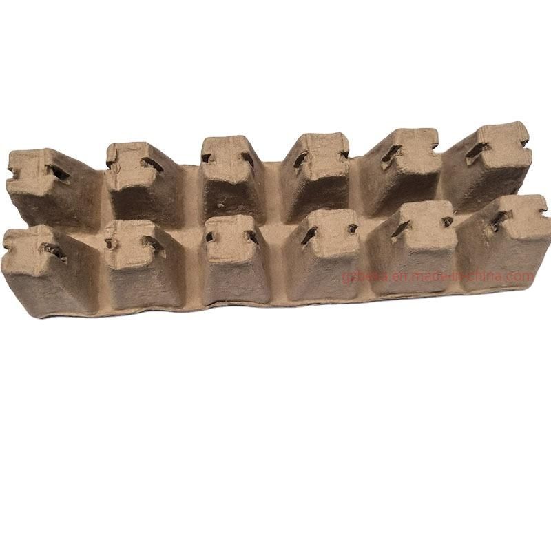 Biodegradable Customized 2*6 Nursery Cup Pulp Gardening Plant Cup Seedling Planting Seed Cup