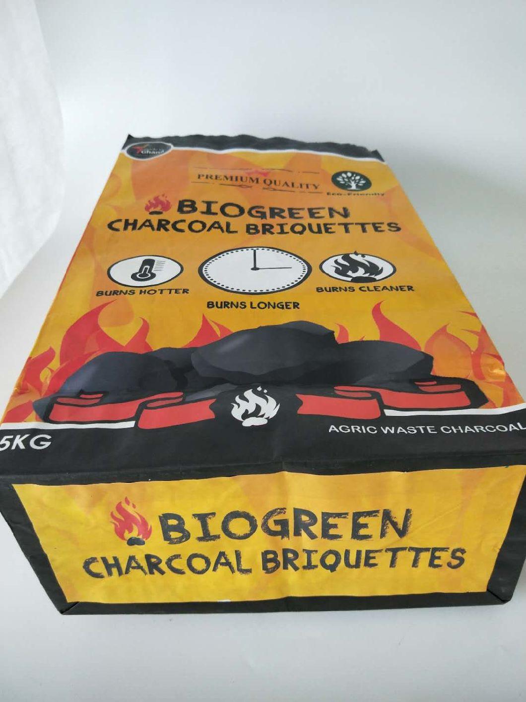 2ply Bleach Kraft Paper 3kg 4kg BBQ Charcoal Packing Bags