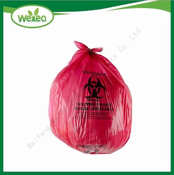 Plastic Virging Material HDPE LDPE Printed Plastic Garbage Bag