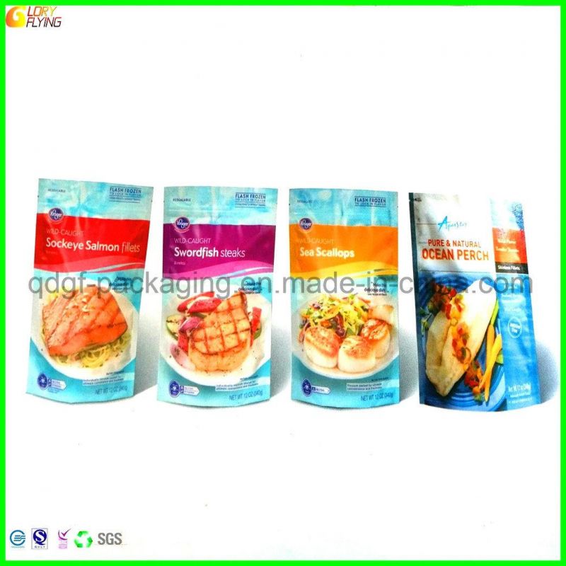 Microwave Pouch with Zipper for Packing Sea Foods/ Food Packaging Bag