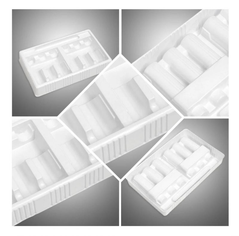 Chinese Factories Custom PVC White Oral Liquid Bottle Blister Tray