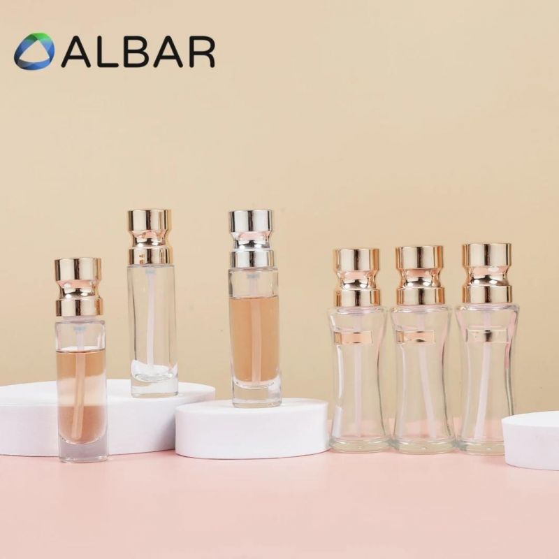 Push Pump Liquid Lotion Glass Bottles for Cosmetics and Base Makeups Skin Care