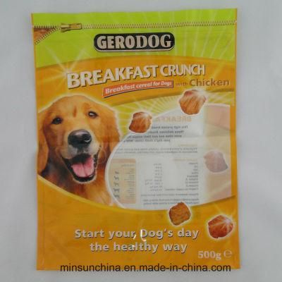 Printing Plastic Stand up Packaging Bag for Dog Cat Food