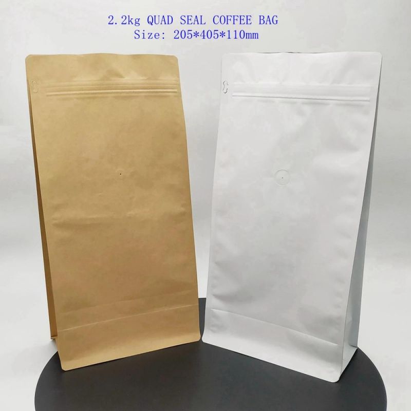 Aluminum Foil Material Packing Bags for 1kg Food Plastic Pouches