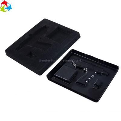 Custom Black PS Plastic Blister Tray for Cosmetic Product Package