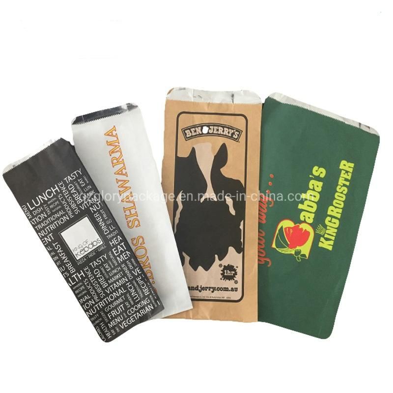 Promotional Food Packaging Aluminium Foil Paper Bag Kebab Chicken Bag